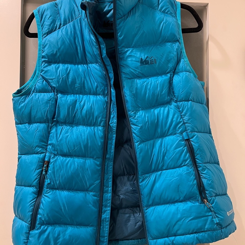 REI Blue Puffer Vest
